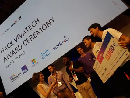 Cérémonie de remise de prix Hack Vivatech 17 juin 2017